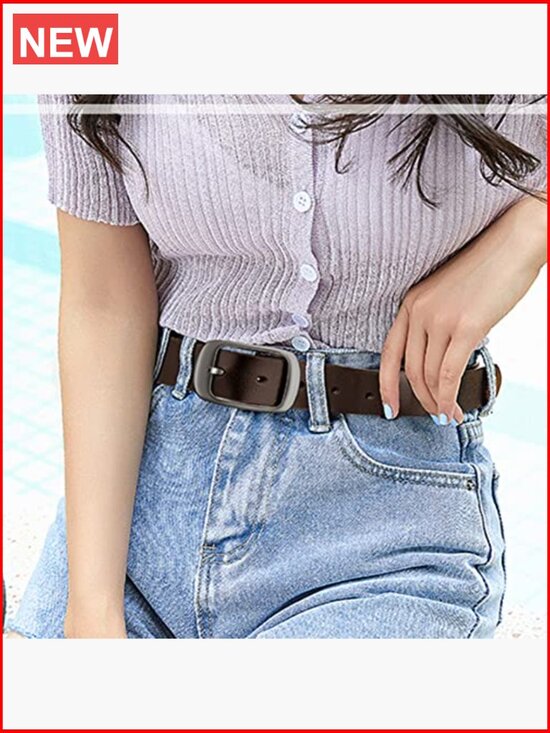 Genuine Leather Belts with Pin Buckle for Jeans and Dresses main image 7